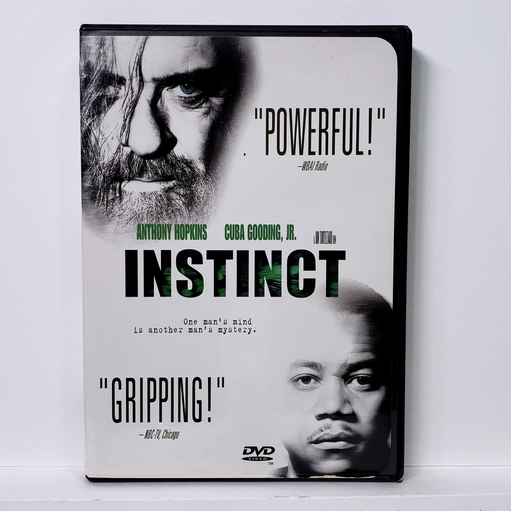 Instinct DVD 1999 Anthony Hopkins Cuba Gooding‎ Widescreen Thriller Buena Vista